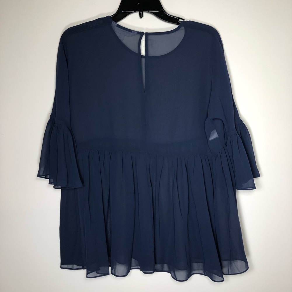 Bcbgeneration Ruffle Flowy Cute Boho Festival Top - image 6